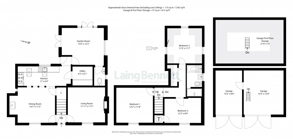 Floorplan for Rhodes Minnis, Canterbury, Kent