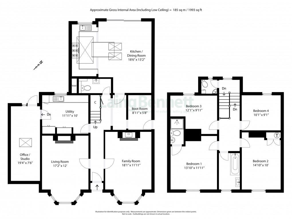 Floorplan for Lyminge, Folkestone, Kent