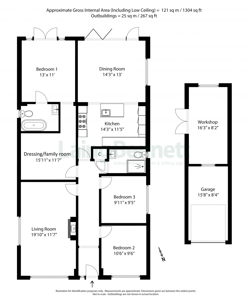 Floorplan for Barham, Canterbury, Kent