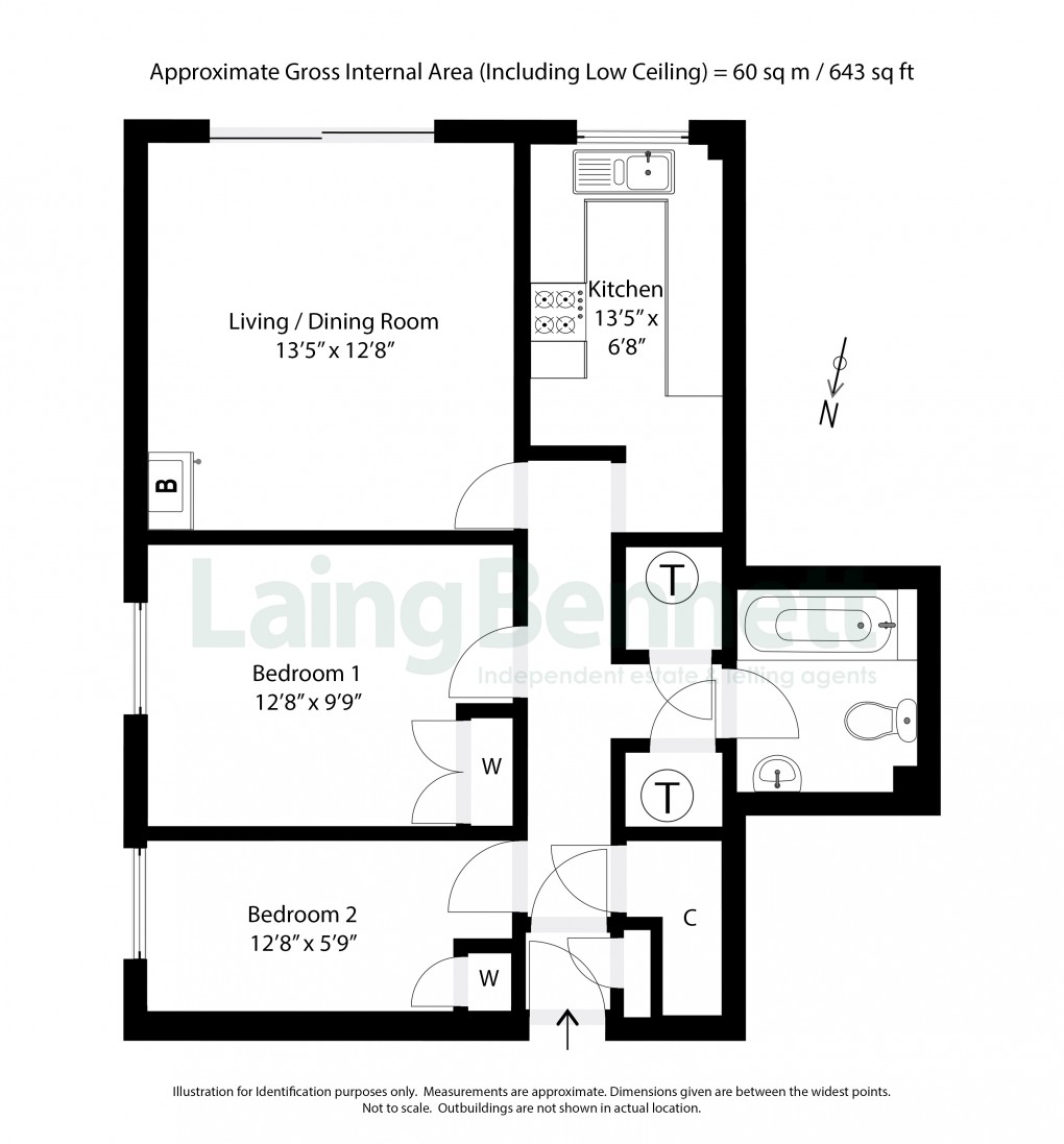 Floorplan for Sandgate, Folkestone, Kent