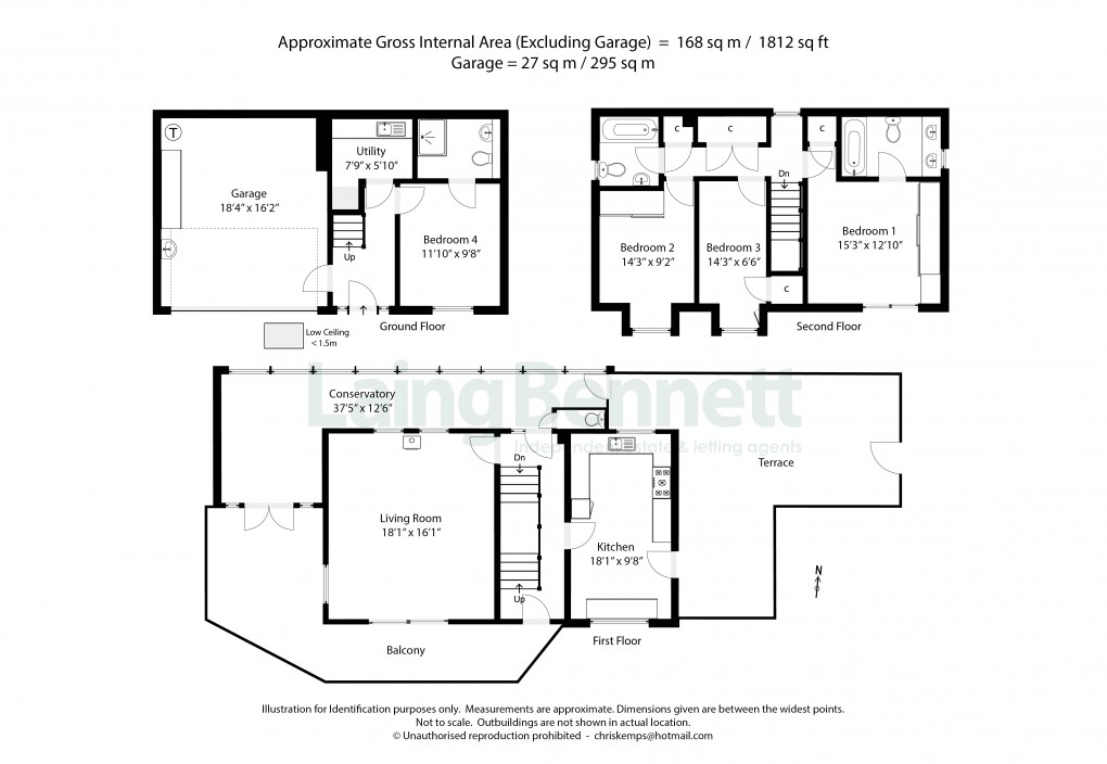 Floorplan for Sandgate, Folkestone, Kent