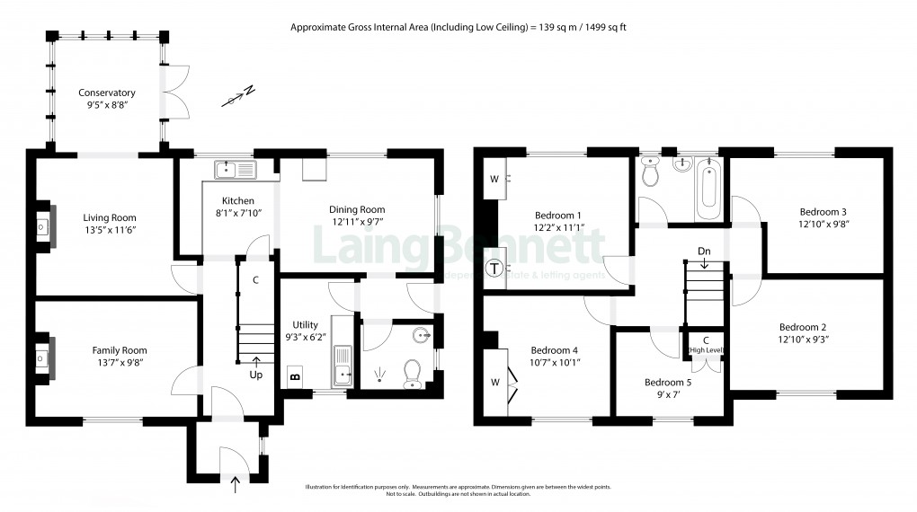 Floorplan for Bladbean, Elham, Kent