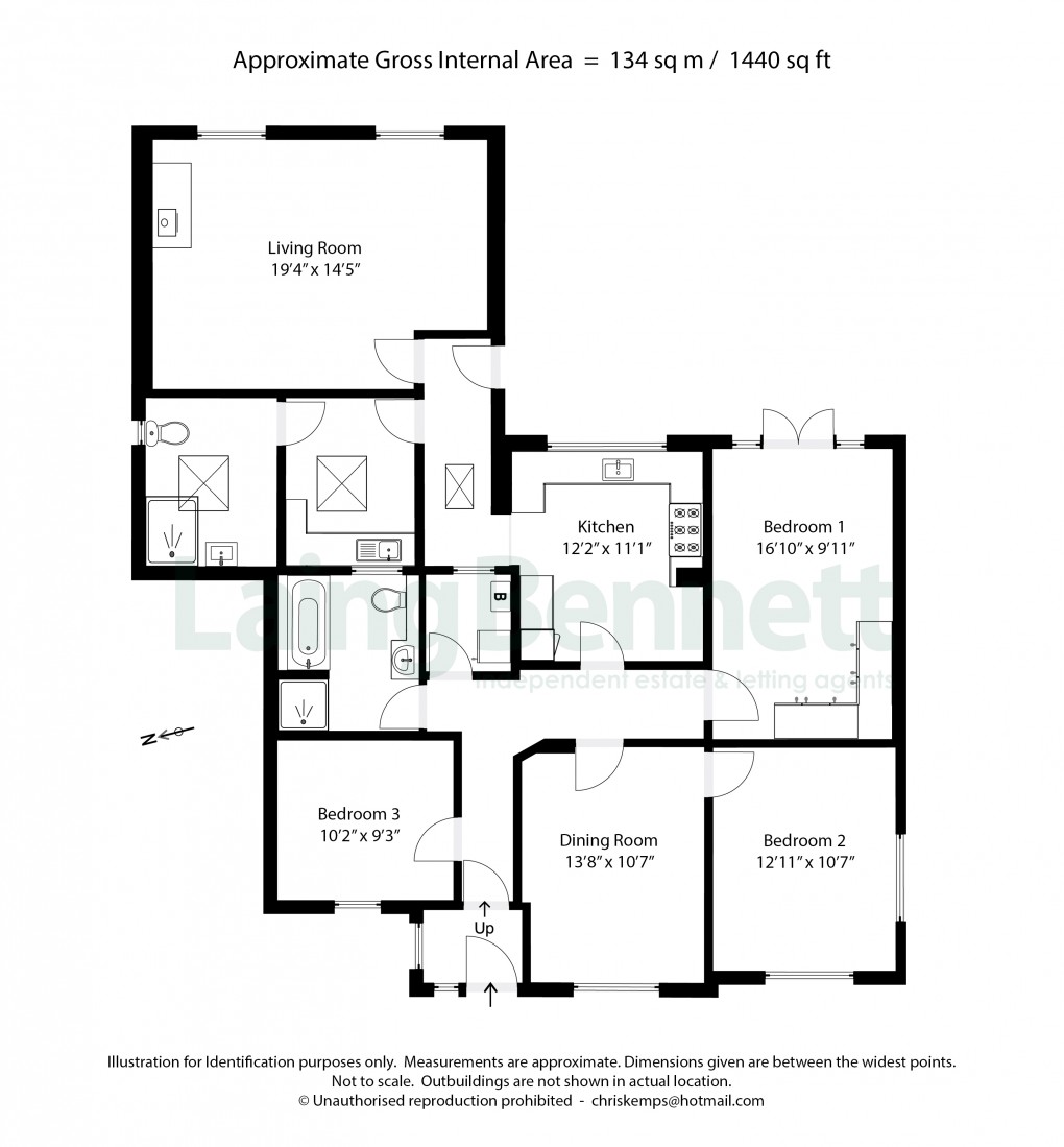 Floorplan for Acrise, Folkestone, Kent