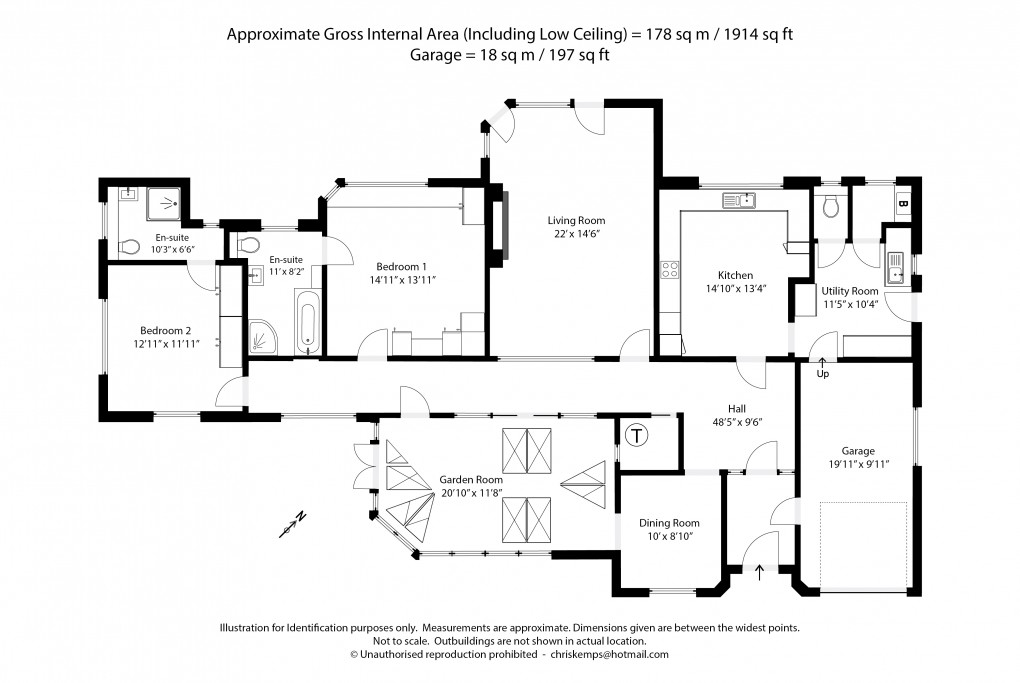 Floorplan for Radnor Cliff Crescent, Folkestone, Kent
