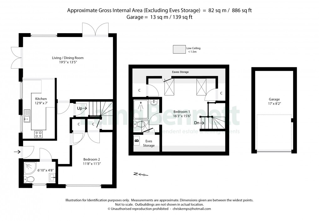 Floorplan for Lyminge, Folkestone, Kent