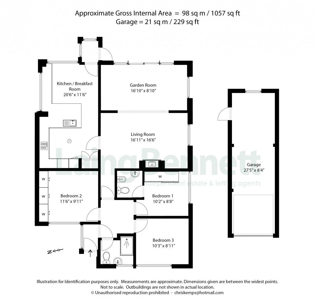 Floorplan for Lyminge, Folkestone, Kent
