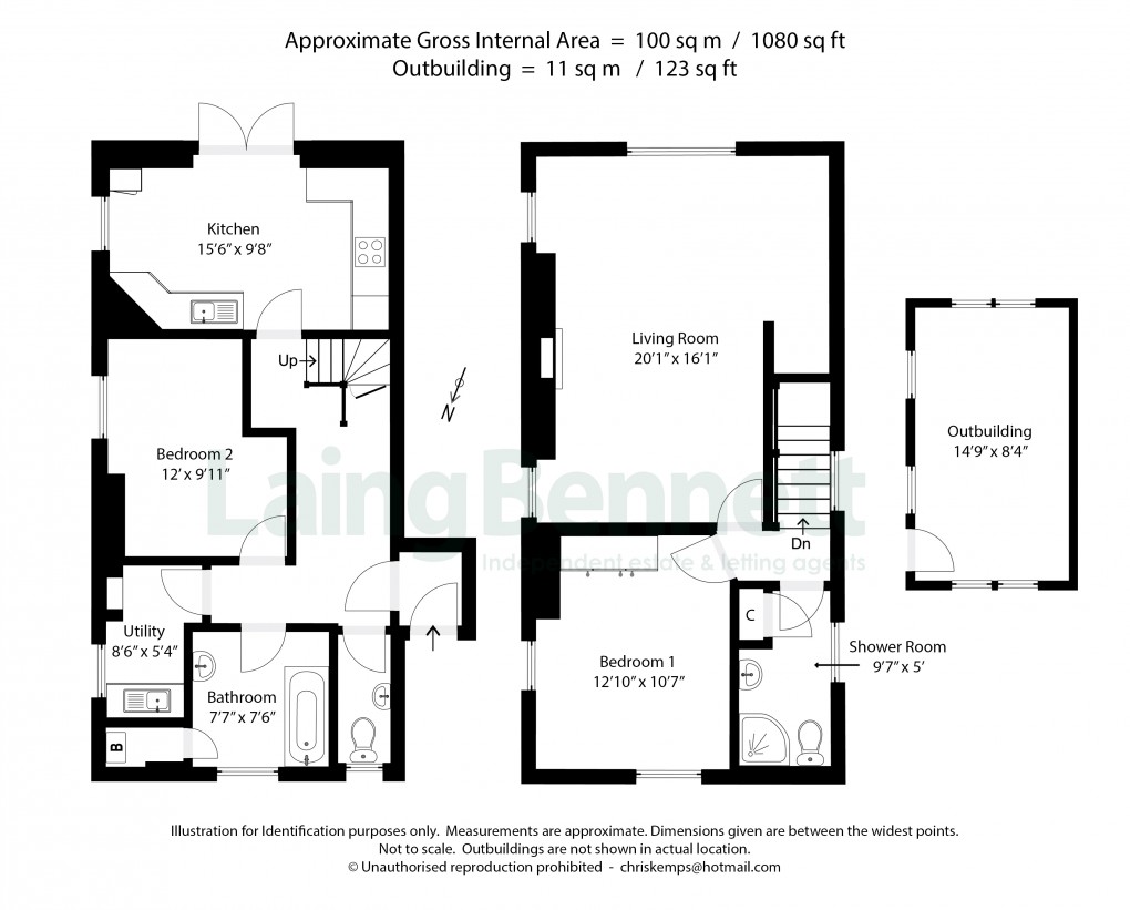 Floorplan for North Road, Hythe, Kent