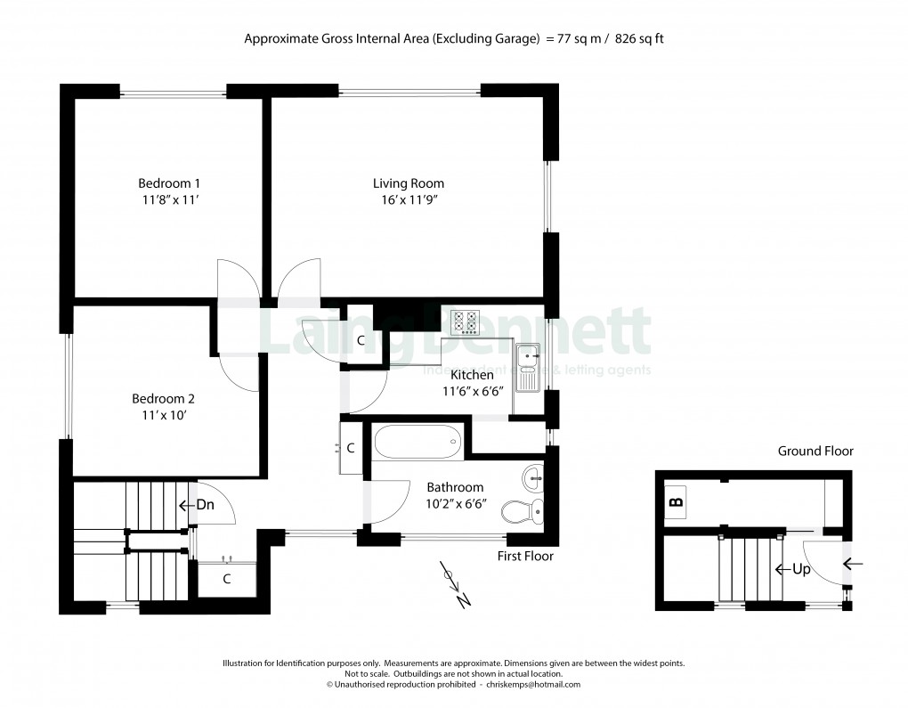 Floorplan for Cannongate Road, Hythe, Kent