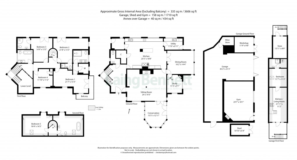 Floorplan for Etchinghill, Folkestone, Kent