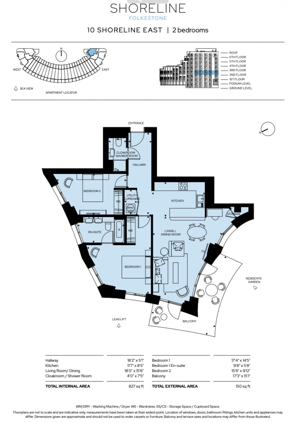 Floorplan for Shoreline Crescent, Folkestone, Kent