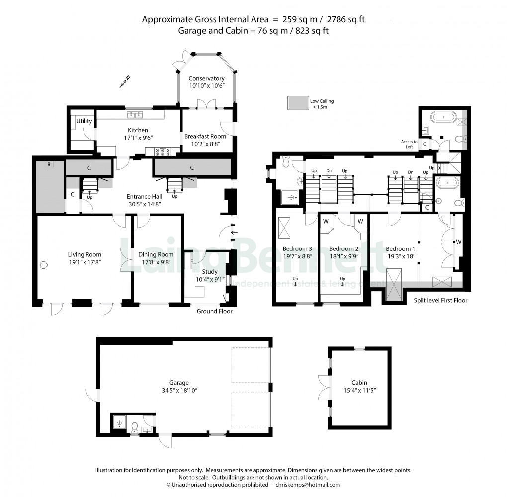 Floorplan for Hinxhill, Ashford, Kent
