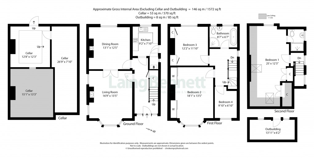 Floorplan for Victoria Road, Hythe, Kent
