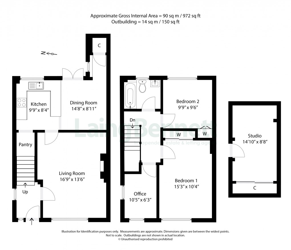 Floorplan for Newington, Folkestone, Kent