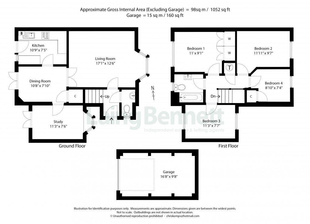Floorplan for Hawkinge, Folkestone, Kent