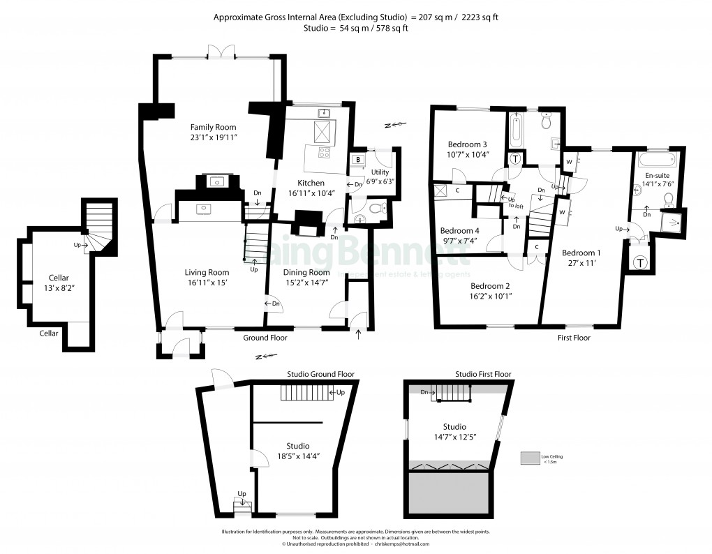 Floorplan for Elham, Canterbury, Kent