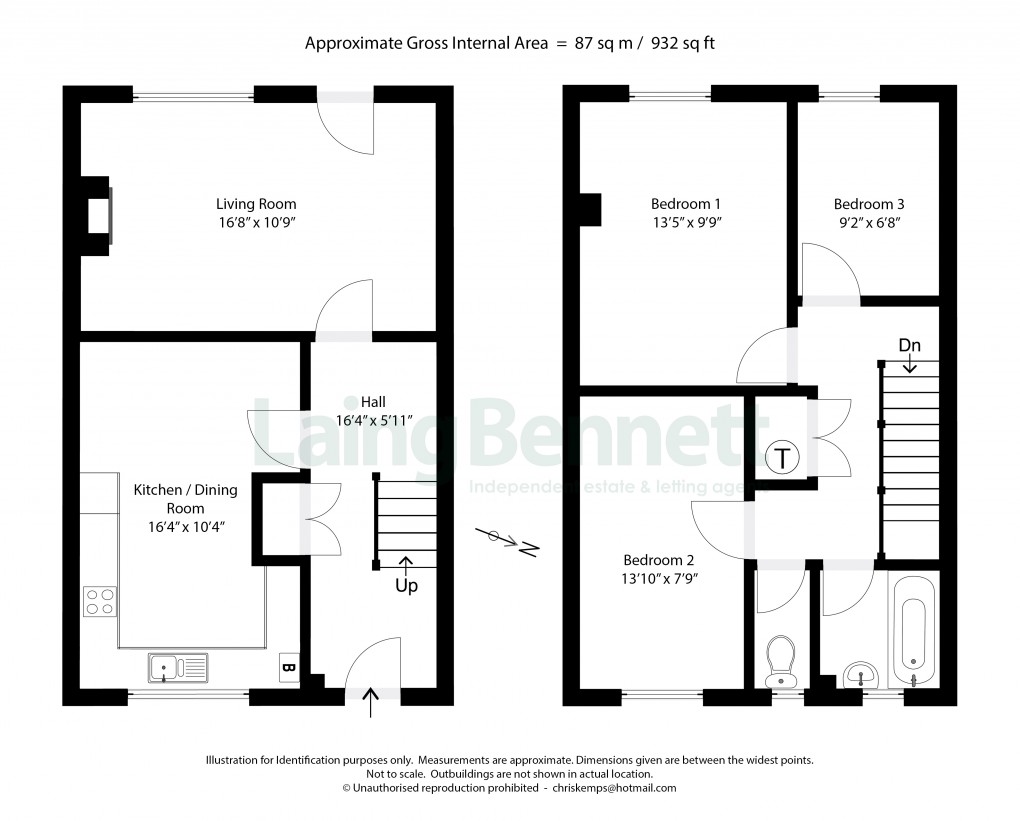 Floorplan for Lyminge, Folkestone, Kent