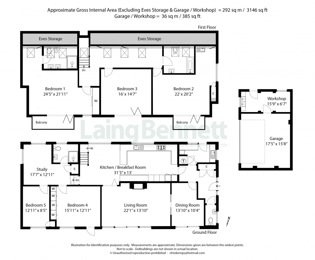 Floorplan for Sandgate, Folkestone, Kent