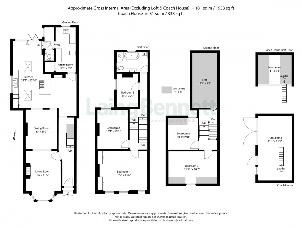 Floorplan for Lyminge, Folkestone, Kent