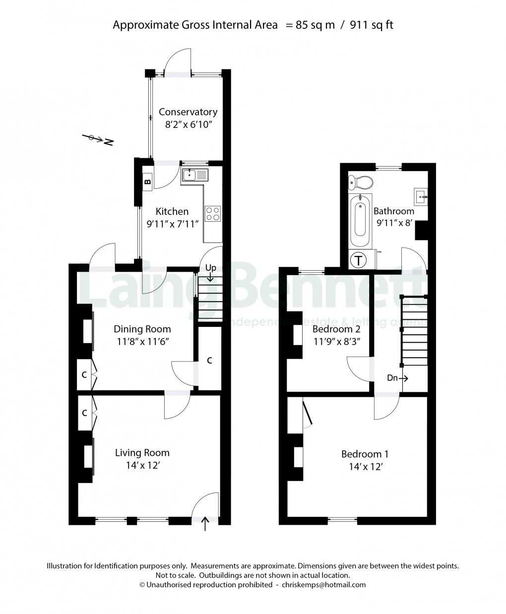 Floorplan for Lyminge, Folkestone, Kent