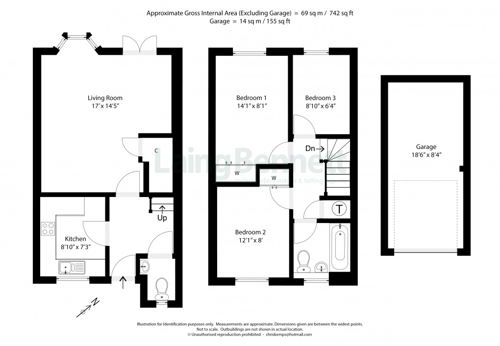 Floorplan for Hawkinge, Folkestone, Kent