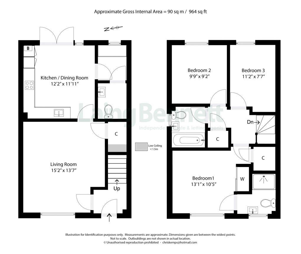 Floorplan for Lyminge, Folkestone, Kent