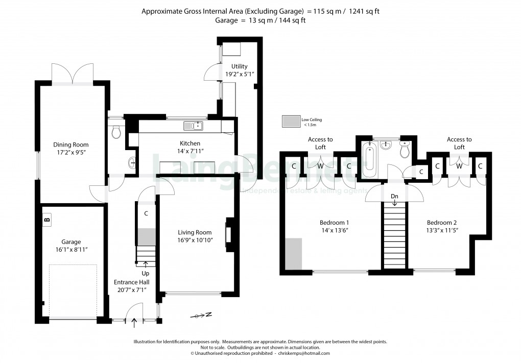Floorplan for Barham, Canterbury, Kent