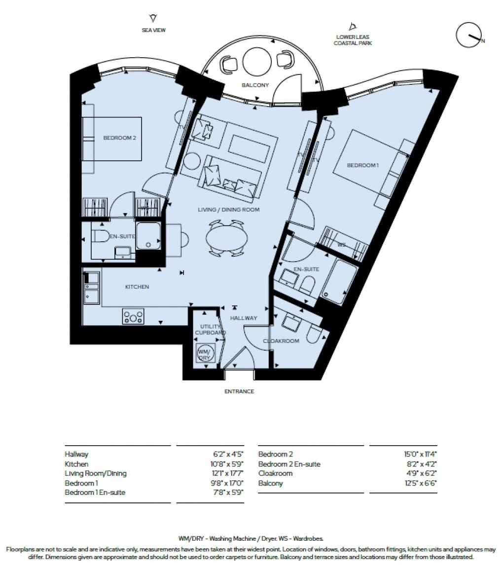 Floorplan for Shoreline Crescent, Folkestone, Kent