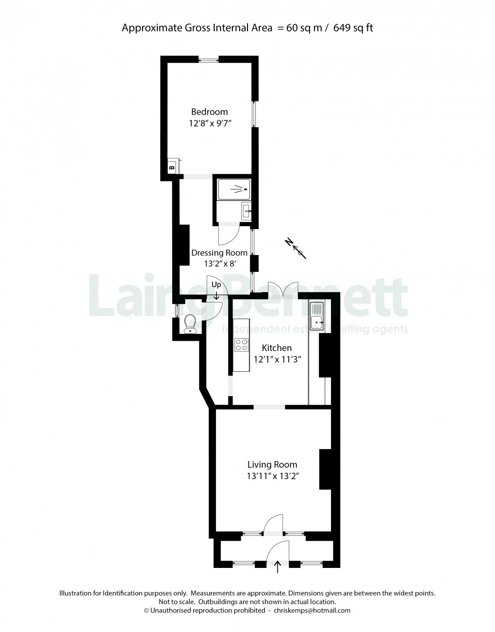 Floorplan for Lyminge, Folkestone, Kent