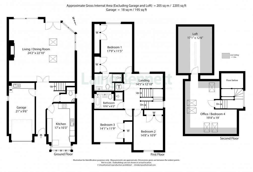 Floorplan for Saltwood, Hythe, Kent