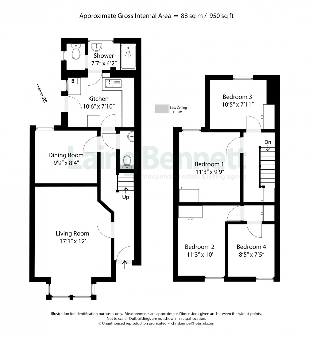 Floorplan for Edward Road, Canterbury, Kent