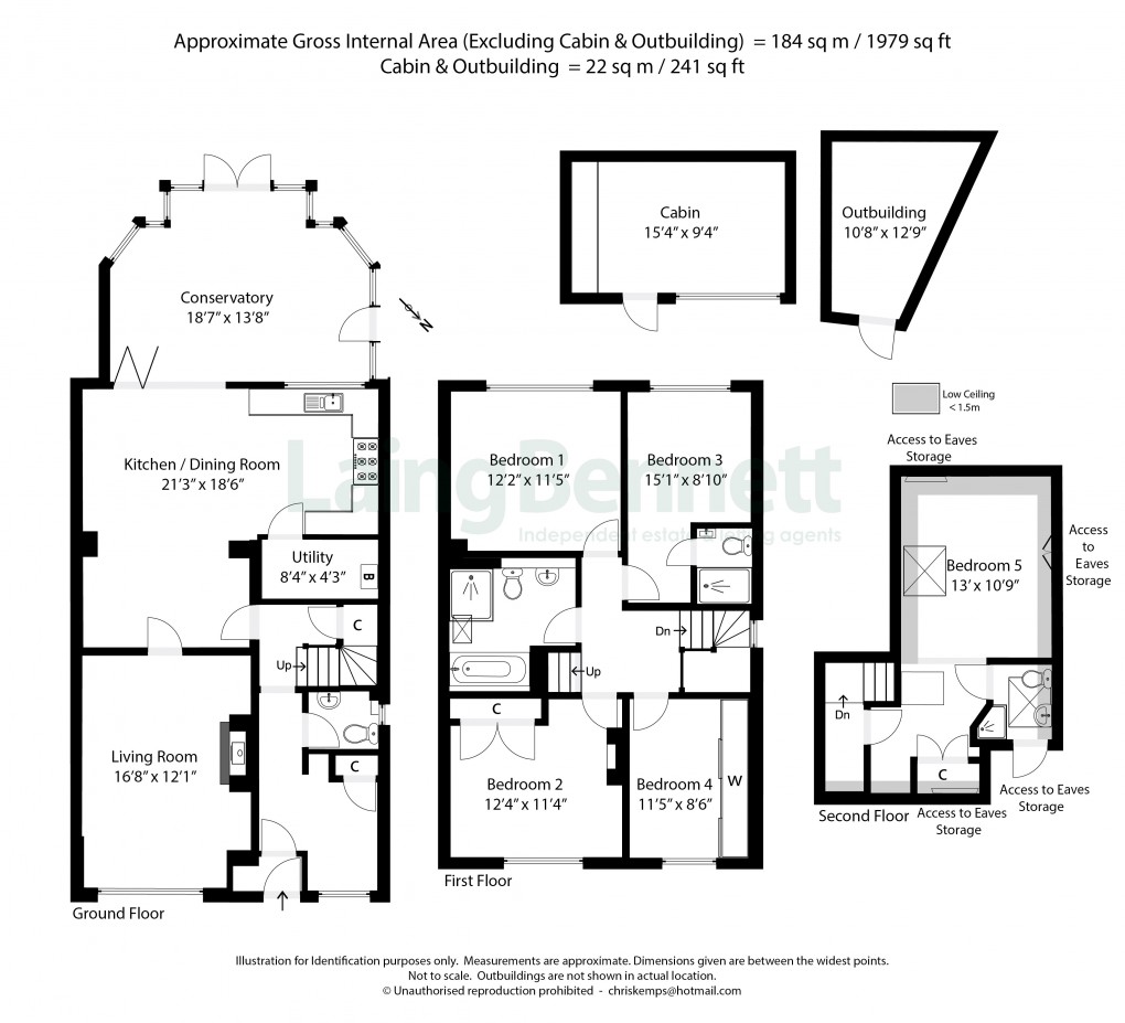 Floorplan for West Hougham, Dover, Kent