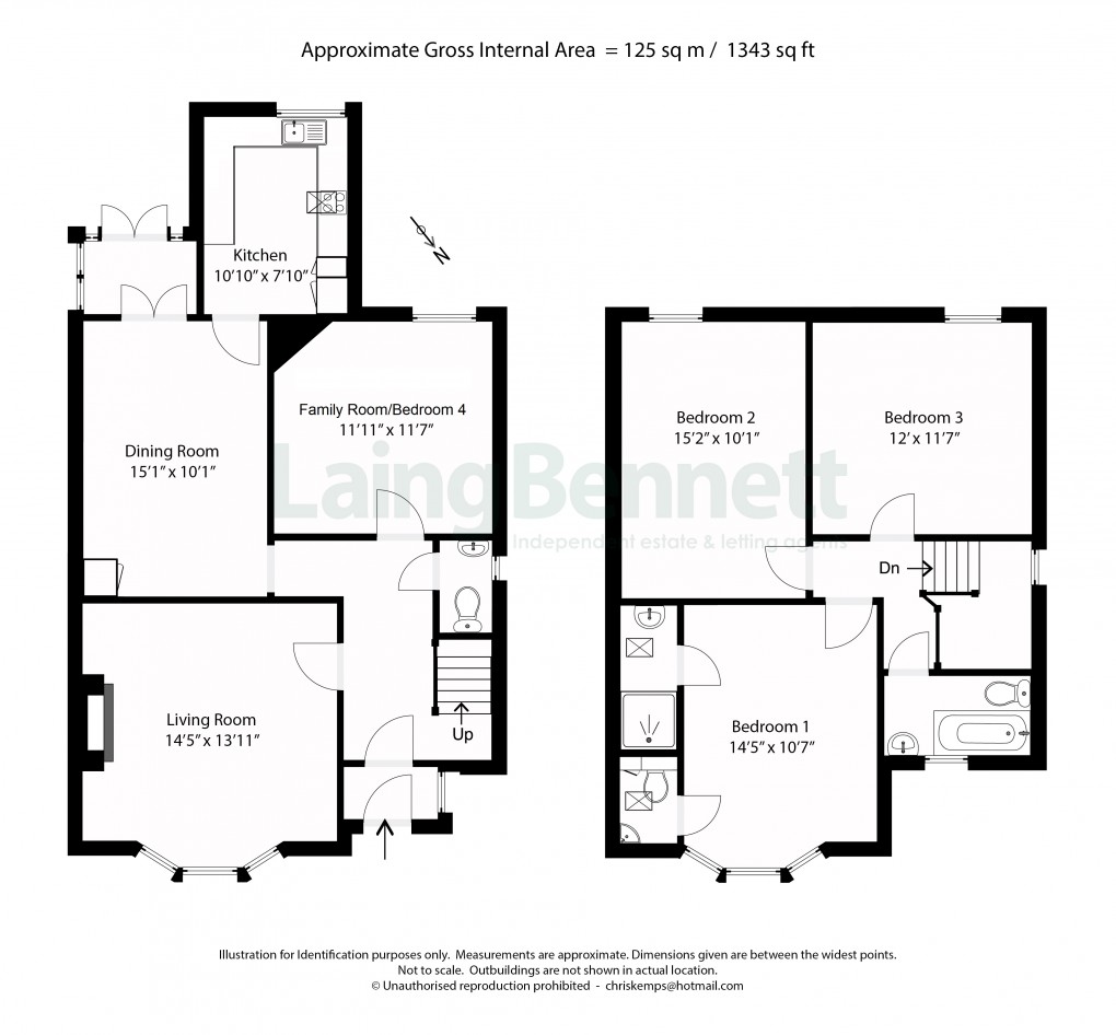 Floorplan for Lyminge, Folkestone, Kent