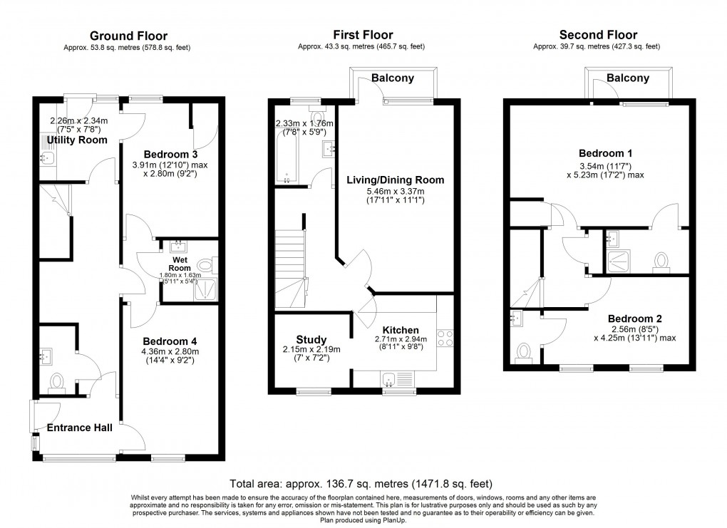 Floorplan for Dymchurch, Romney Marsh, Kent